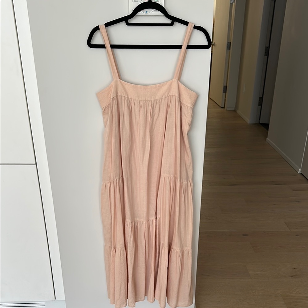Jenni kayne summer dress in pink, size small
